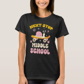 Next Stop Middle School Groovy Holiday Last Day Of Tシャツ (正面)