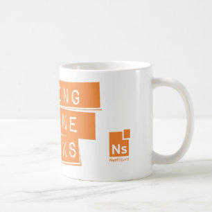 NextSpaceのロゴのカスタマイズ可能で大きいマグ コーヒーマグカップ