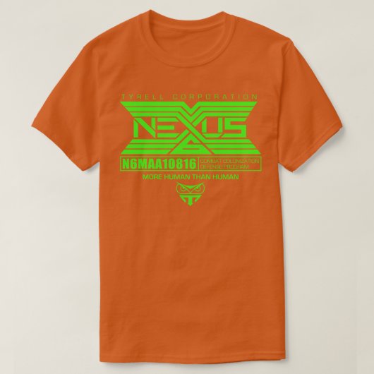 Nexus 6リプリケータ tシャツ (デザイン正面)