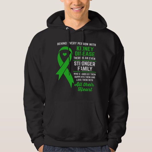 ney Disease Awareness ney Disease Support パーカ (正面)