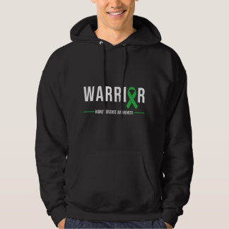 ney Disease Awareness Warrior Recovery Green Ribbo パーカ