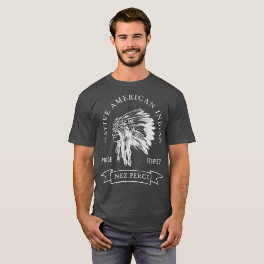 Nez Perce Tribe Native American Indian Pride Tシャツ (正面フル)