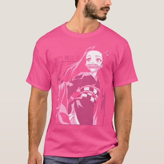 Nezuko Kamado - Demon Slayer Tシャツ (正面)