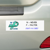 NF (神経線維腫症)を終えよう バンパーステッカー (車上)