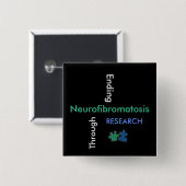 NF -私達は研究を用いる治療を見つけます! 缶バッジ (正面&裏面)