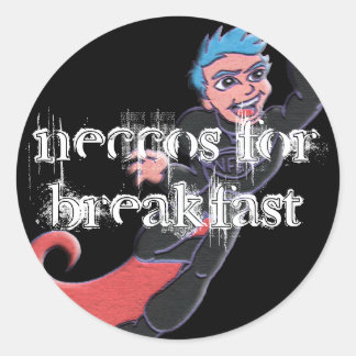 NFBステッカーブラック ラウンドシール