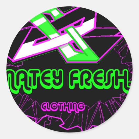 NFCステッカー ラウンドシール (正面)