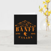 Nff Canada Alpine Skiing Ski Resort Mountain Souve カード (黄色い花)
