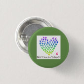 NFISの小さいバッジ(緑) 缶バッジ (正面&裏面)