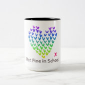 NFIS 2の調子のマグ(1ハート) 444ml ツートーンマグカップ (中央)