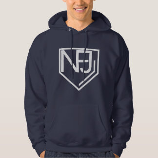 NFJフード付きスウェットシャツ(ホワイトロゴ) パーカ