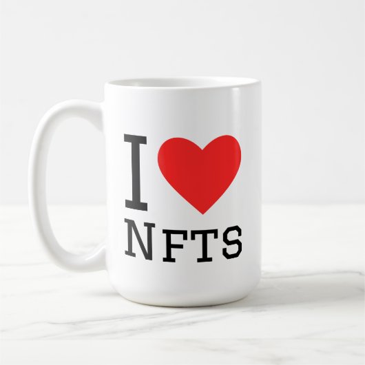 NFTが好き コーヒーマグカップ (左)