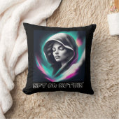 NFTまたはNuthin' Crypto & はっきりしたDigital Artデザイン クッション (ブランケット)