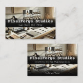 NFTクリエイターのデジタルイノベーション名刺 名刺 (正面/裏面)