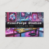 NFTクリエータビジネスカードデジタルイノベーション 名刺 (正面)