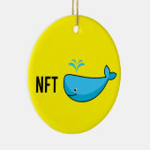 NFTホエールアートおもしろい セラミックオーナメント (右)