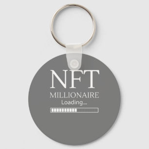NFTミリオネアの読み込み完了お待ちおもしろい下さい キーホルダー