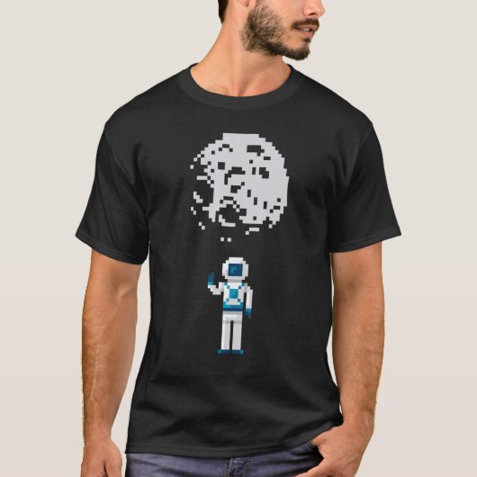 NFT宇宙飛行士 月への旅 暗号資産 NFT 1 Tシャツ (正面)