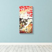 NFT職人によるTSUBAKI HASHI キャンバスプリント (インサイチュ (ウッドフロア))