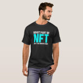 Nft非代替型トークントレーダーCryptocurrencyブロック Tシャツ (正面フル)