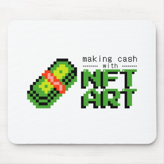 NFT Crypto art Bossicaマウスパッド マウスパッド (正面)