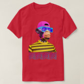 NFT DJ RAVE APE Tシャツ (デザイン正面)