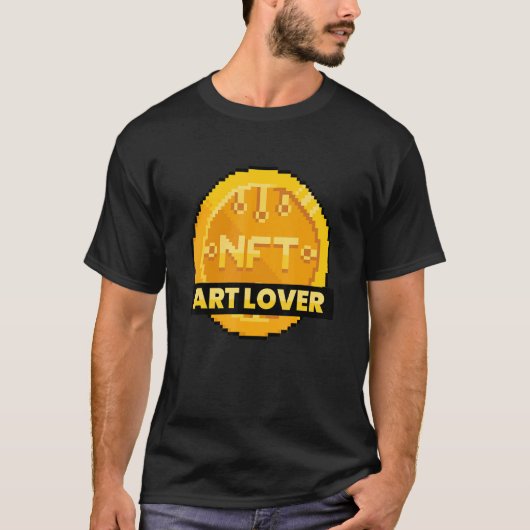 Nft I暗号通貨Crypto Bitcoins Nft Art Tシャツ (正面)