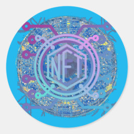 NFT sticker ラウンドシール
