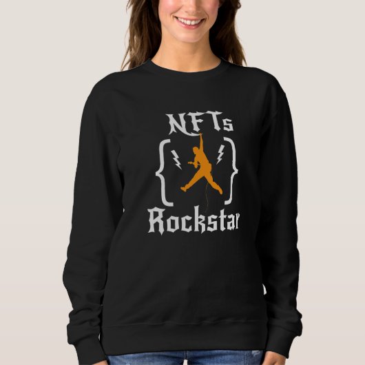 Nftsロックスター スウェットシャツ (正面)