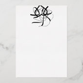 NFTsjarcの招待状と発表 箔招待状 (裏面)