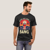 Ngに来ただけ - カップル4th Of July Tシャツ (正面フル)