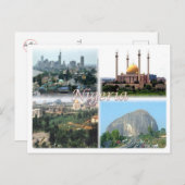 NGナイジェリア –  ポストカード (正面/裏面)