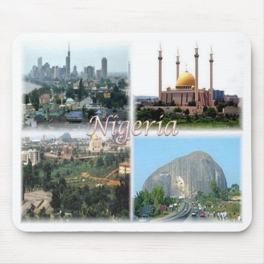 NGナイジェリア – Abuja - マウスパッド (正面)