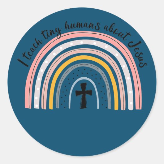 NG0M I小さな人間教えイエス先生について ラウンドシール (正面)