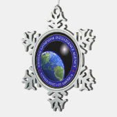 NGA スノーフレークピューターオーナメント (右)