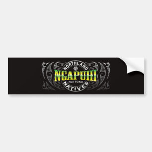 Ngapuhiの終身刑囚のクロム バンパーステッカー