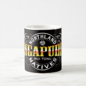 Ngapuhiの終身刑囚Moko コーヒーマグカップ (中央)
