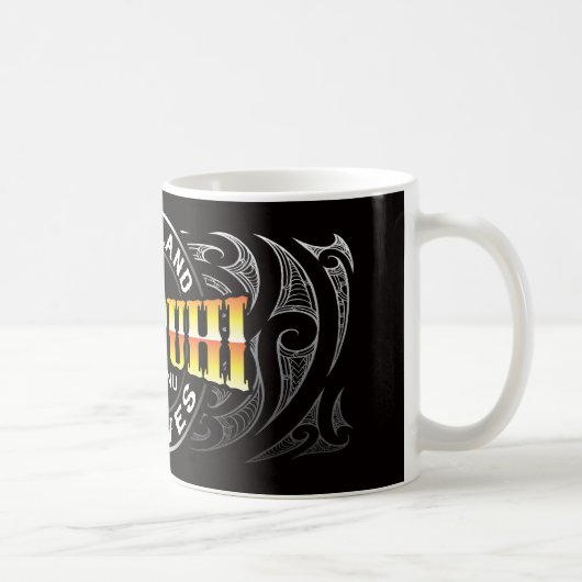 Ngapuhiの終身刑囚Moko コーヒーマグカップ (右)
