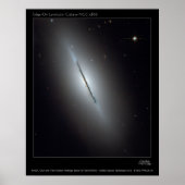 NGC5866-Edge-OnCrytalyGalaxy-20 ポスター (正面)