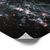 NGC 1433スパイラル銀河系 | MIRI | JWST ポスター (角)
