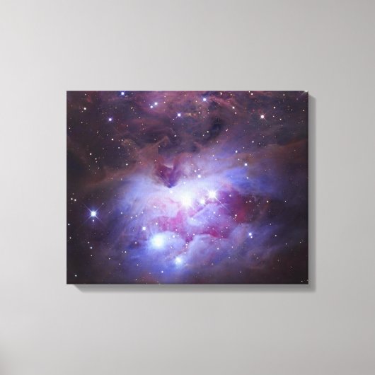 NGC 1973-75-77、オリオンの複合星雲 キャンバスプリント (正面)