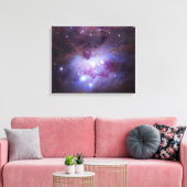 NGC 1973-75-77、オリオンの複合星雲 キャンバスプリント (インサイチュ (リビング))