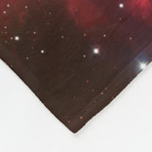 NGC 2264およびクリスマスツリーの集り フリースブランケット (角)