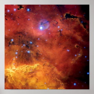 NGC 2467星雲 - ハッブル宇宙望遠鏡写真 ポスター