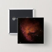 NGC 281のBok Gloules 缶バッジ (正面&裏面)