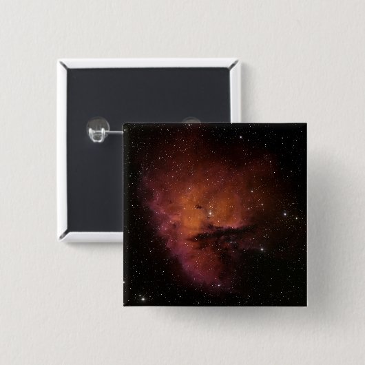 NGC 281のBok Gloules 缶バッジ (正面&裏面)