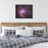 NGC 281, Emission NebulaとCassiのオープンクラスター キャンバスプリント (インサイチュ (寝室))