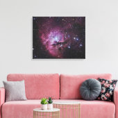NGC 281, Emission NebulaとCassiのオープンクラスター キャンバスプリント (インサイチュ (リビング))