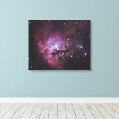 NGC 281, Emission NebulaとCassiのオープンクラスター キャンバスプリント (インサイチュ (ウッドフロア))