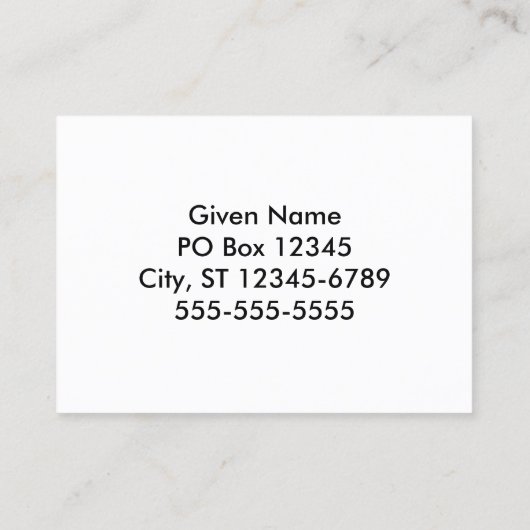 NGC 3324宇宙写真 名刺 (裏面)